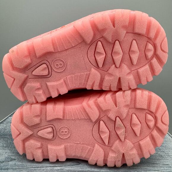 NEW Amazon Essential Girl’s Princess Snow Boots Pink Size 8 - Picture 10 of 10